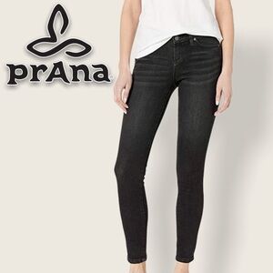 PrAna London Skinny Jeans in Black Wash Size 12/31